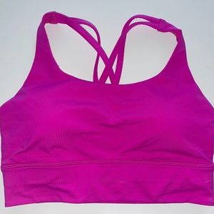 Lululemon Energy Longline Bra- Purple Highlight